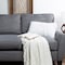 Hastings Home Hastings Home 12x20 Faux Fur Lumbar Pillow, White 638945ELS - alternate 3